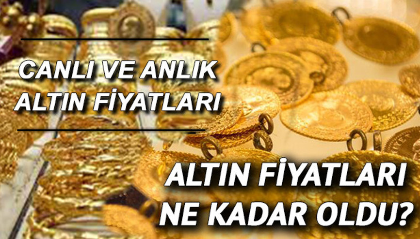 Altın fiyatları ne kadar Çeyrek altın, yarım altın ve 1 gram altın bugün kaç TL 7 Ağustos canlı ve anlık altın fiyatları