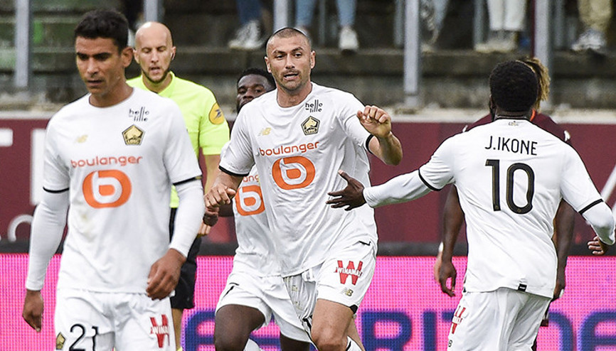 Burak Yılmaz son dakikada sahne aldı, Lille puanı kaptı