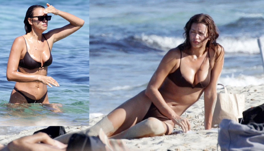 Irina Shayk, Şeyma Subaşının eski sevgilisi Guido Senia ile Ibiza adasında