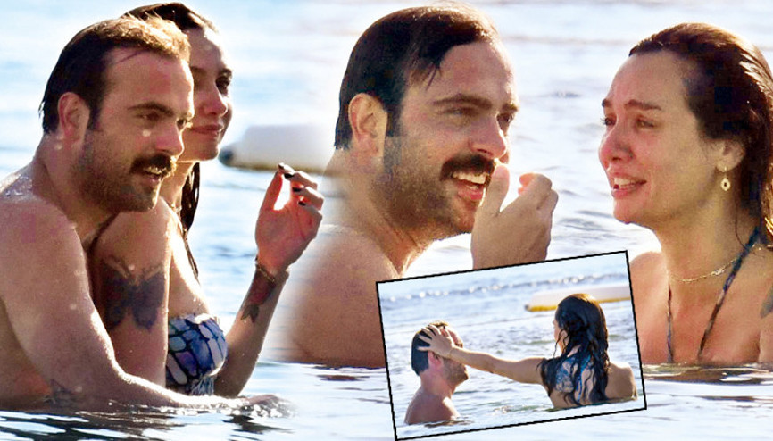 Birce Akalay, mimar sevgilisi Erdem Hamza’yla Bodrumda