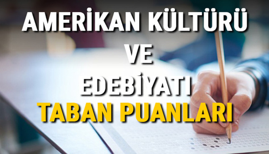 Amerikan Kültürü ve Edebiyatı taban puanları, başarı sıralamaları ve kontenjanları 2021 Amerikan Kültürü ve Edebiyatı taban puanları, başarı sıralamaları ve kontenjanları 2021