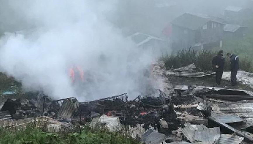 Artvinde acı olay Yangında torununu kurtardı, kendisi hayatını kaybetti