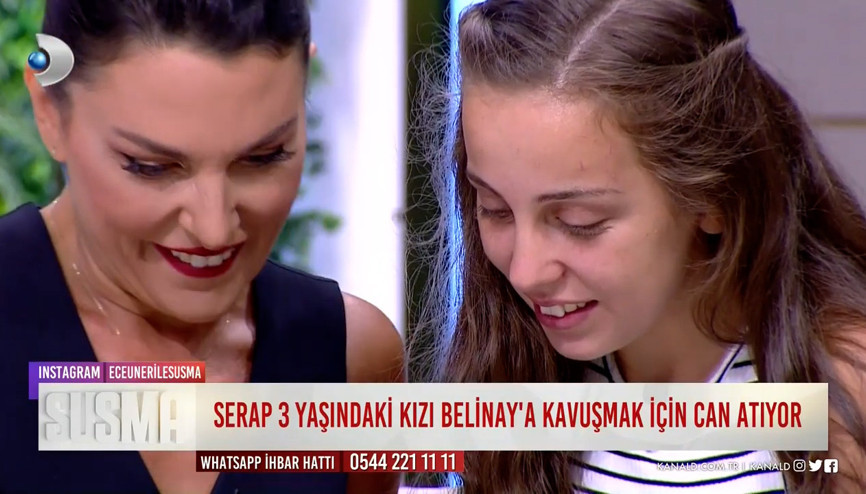 Serapın 3 yaşındaki kızı Belinay kurtarıldı