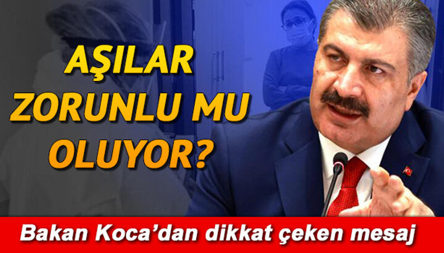 Aşı yaptırmayanlara yasaklar gelecek mi Aşı zorunluluğu olacak mı Öğrenci ve veliler için son dakika açıklama