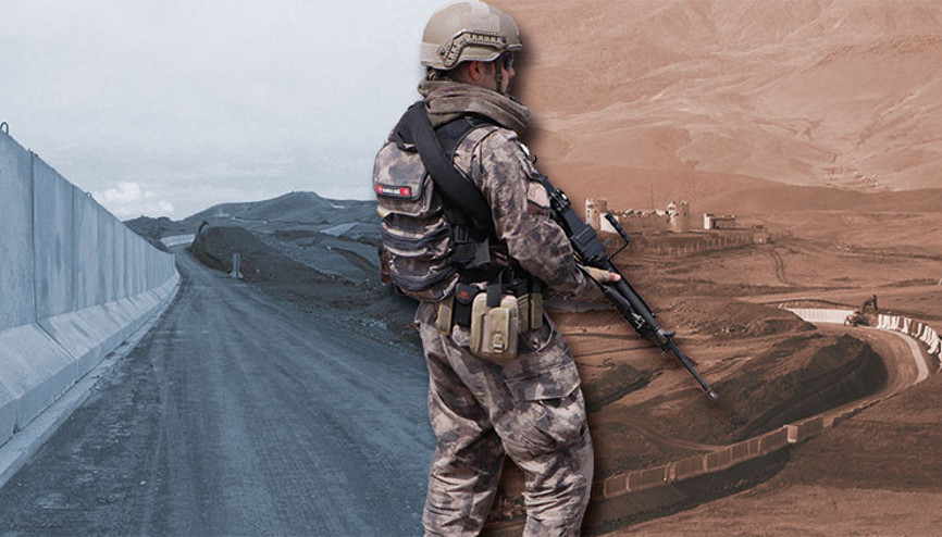 Cumhurbaşkanı Erdoğan dün dikkat çekmişti... İşte sınırımızda yükselen duvarlar