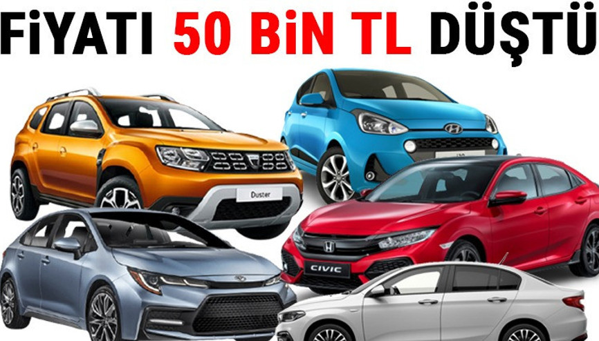 Son dakika... ÖTV kararından sonra otomobillerde 50 bin liraya varan düşüş Yeni fiyatları tek tek hesapladık