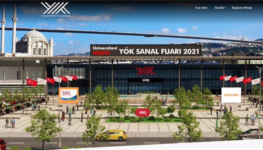 YÖK Sanal Fuarına yoğun ilgi