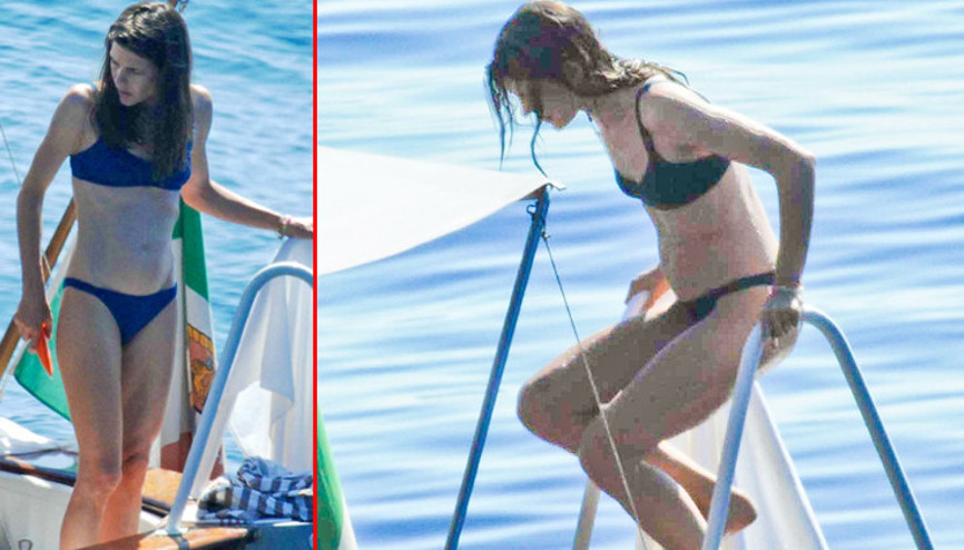 Kayınvalidesi ve üvey kızıyla yat gezisinde