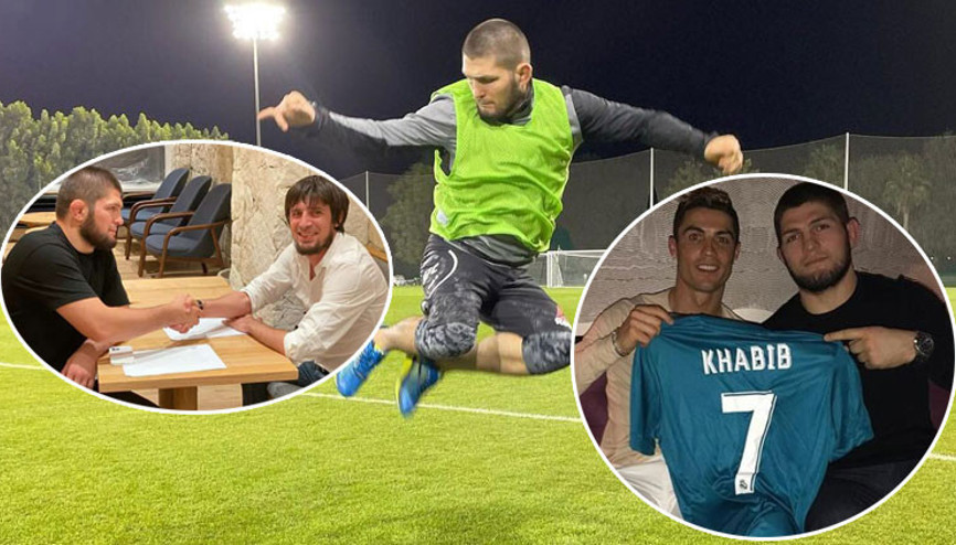 Khabib Nurmagomedov futbolculuk hayaline kavuşuyor