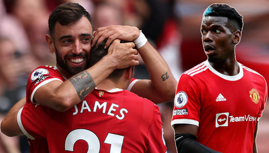 Son Dakika Haberi... Manchester United-Leeds United maçına Paul Pogba ve Bruno Fernandes damgası Tarihe geçtiler...