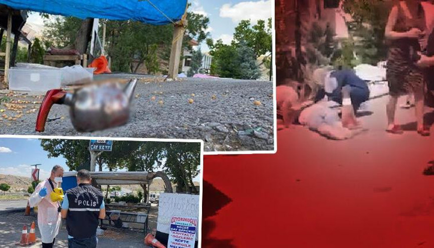 Çay soğuk diye semaveri deviren müşteriyi öldürdü