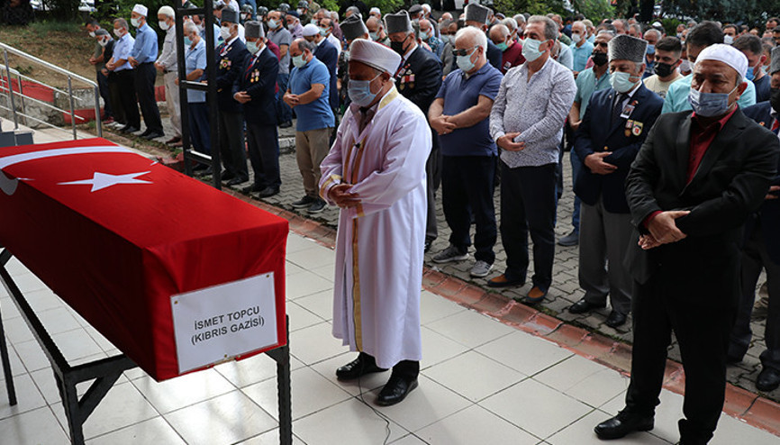 Karabükte vefat eden Kıbrıs gazisi toprağa verildi