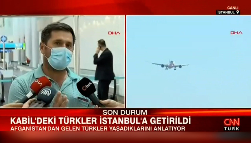 Kabildeki Türkler İstanbula getirildi