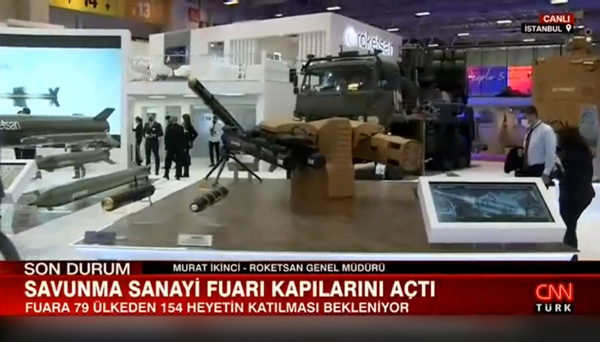 Savunma sanayi fuarı kapılarını açtı