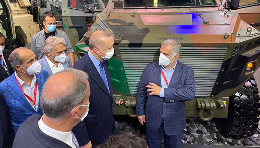 Tümosan’ın askeri aracı Pusat Hibrit IDEF’21’de