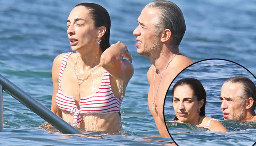 Tugay Mercan ve sevgilisi Deniz Baydar Bodrum’da