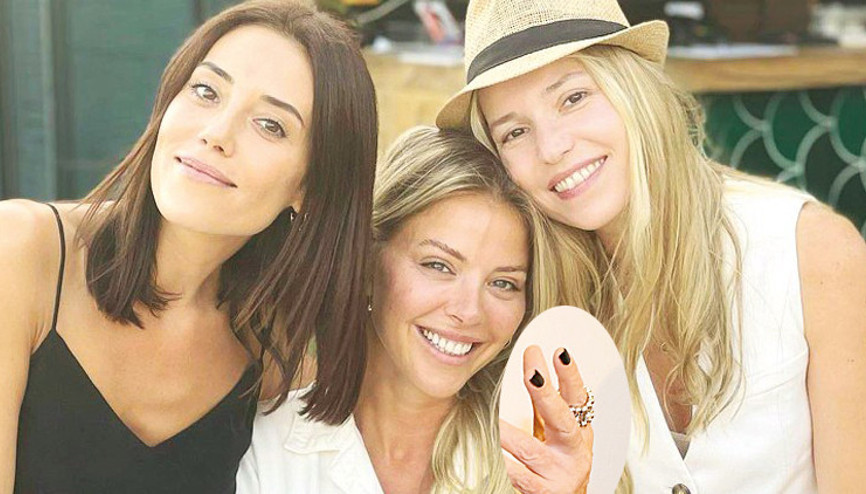 Cansu Dere, Esra Erol ve Selma Ergeç Boğazda buluştu