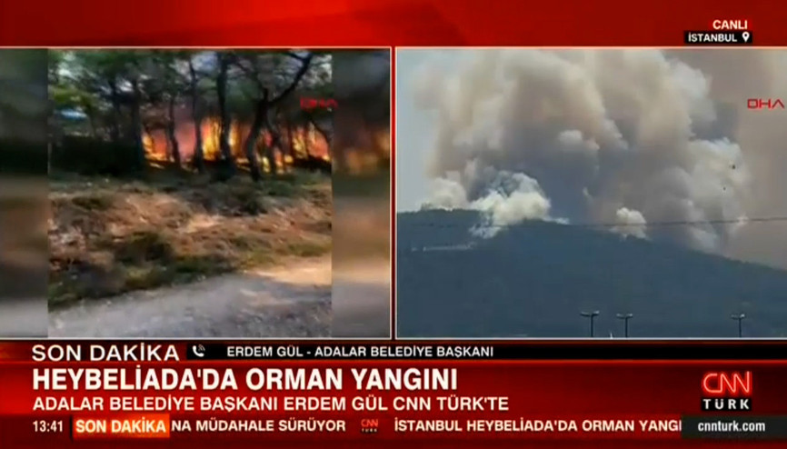 Adalar Belediye Başkanı Erdem Gül: Heybeliadadaki yangınla ilgili konuştu