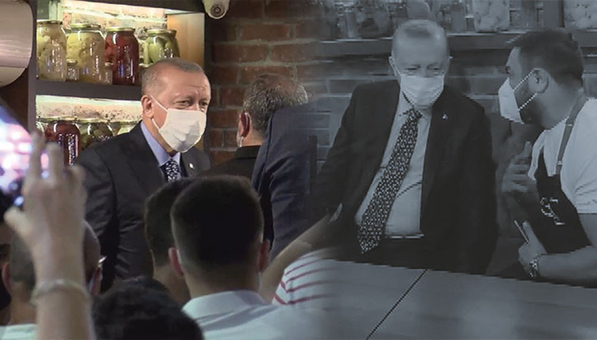 Cumhurbaşkanı Erdoğandan Çengelköyde sürpriz ziyaret