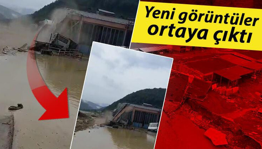 Selin vurduğu Ayancıkta bir dükkanın yıkılma anı kamerada Selin vurduğu Ayancıkta bir dükkanın yıkılma anı kamerada