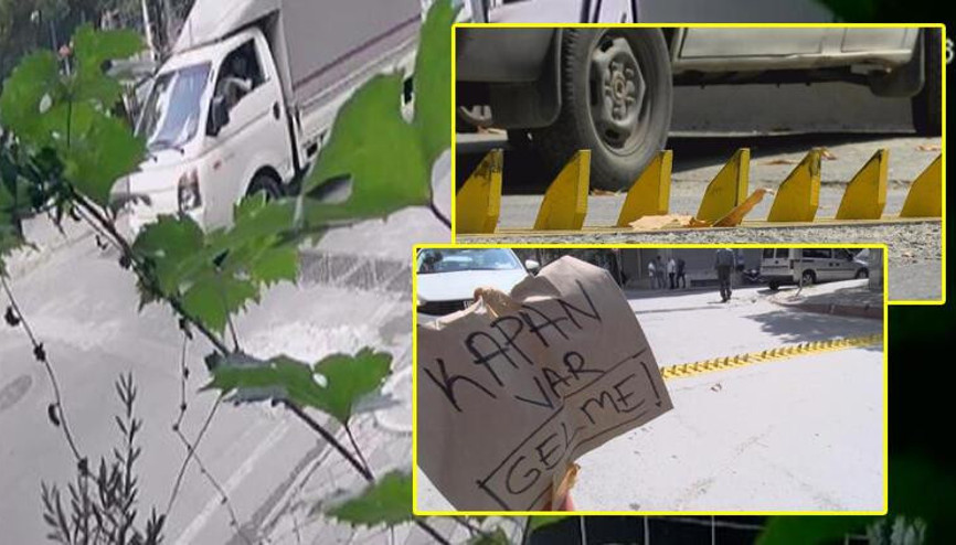 Tabela ve esnafın uyarısı fayda etmedi... 70e yakın aracın lastiği patladı Tabela ve esnafın uyarısı fayda etmedi... 70e yakın aracın lastiği patladı