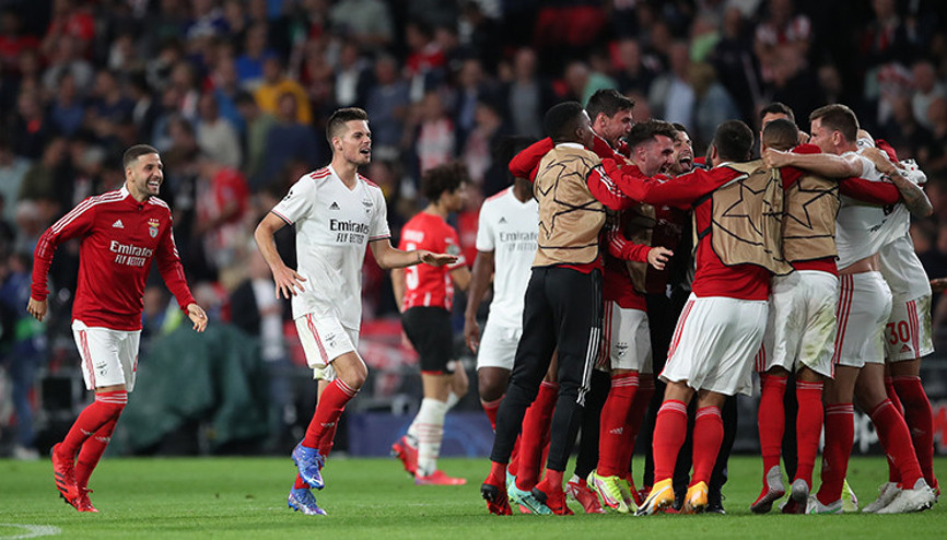 PSVyi eleyen Benfica gruplarda mücadele edecek