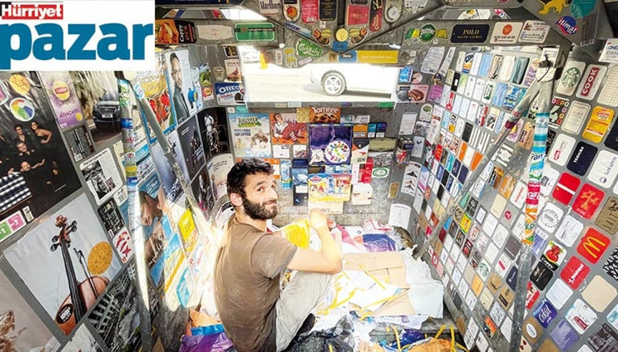 Çöpte sanat var