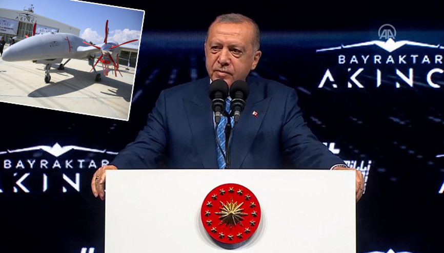 Son dakika... AKINCI TİHA TSKya teslim edildi Erdoğan Cumhuriyet tarihinin en büyük başarılarından dedi ve açıkladı