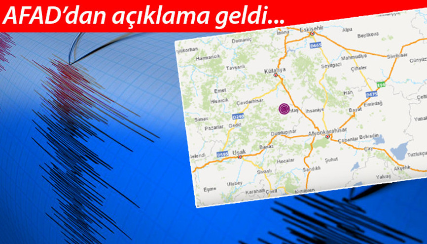 Son dakika: Kütahyada 5 büyüklüğünde deprem Çok sayıda ilden hissedildi