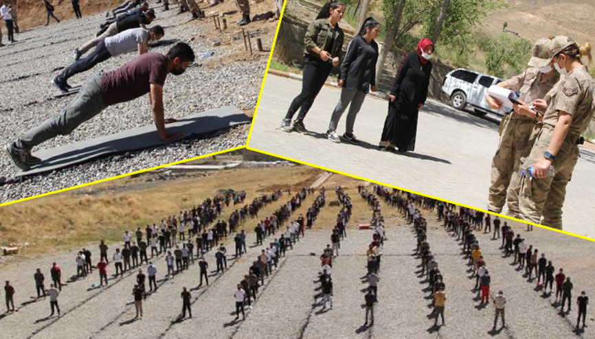 Güvenlik korucusu olmak için yarıştılar