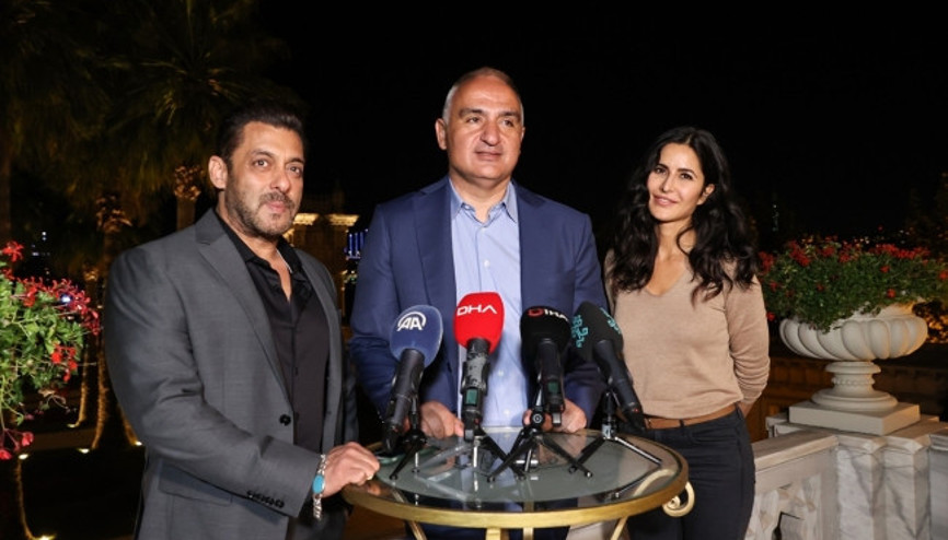 Bollywood yıldızları film çekimi için Türkiyede