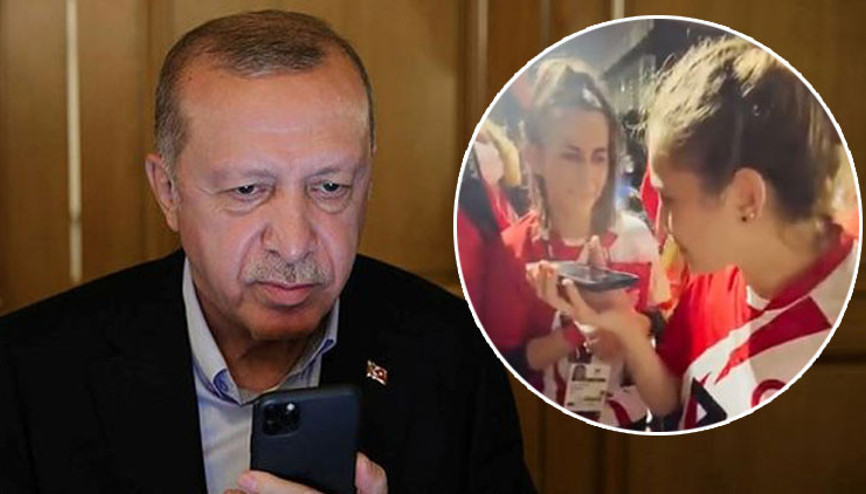 Cumhurbaşkanı Erdoğandan kadın golbol milli takımımıza tebrik telefonu