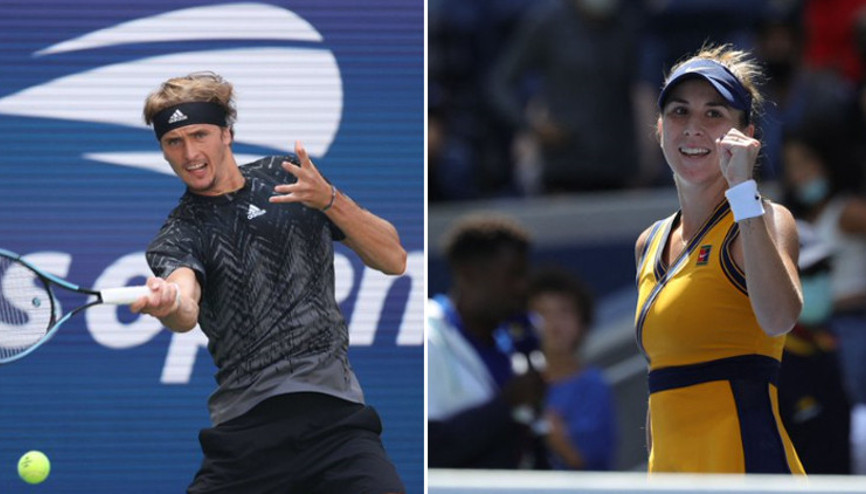ABD Açıkta Alexander Zverev, Belinda Bencic ve Emma Raducanu çeyrek finale yükseldi ABD Açıkta Alexander Zverev, Belinda Bencic ve Emma Raducanu çeyrek finale yükseldi