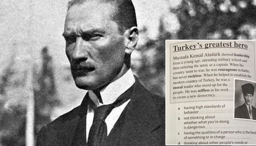 Rum Eğitim Bakanlığından öğretmenlere skandal talimat: Kitabın Atatürk sayfasını yırtın