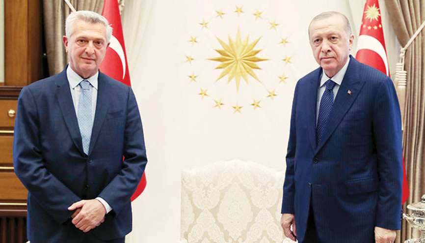 BM Mülteciler Yüksek Komiseri Beştepe’de