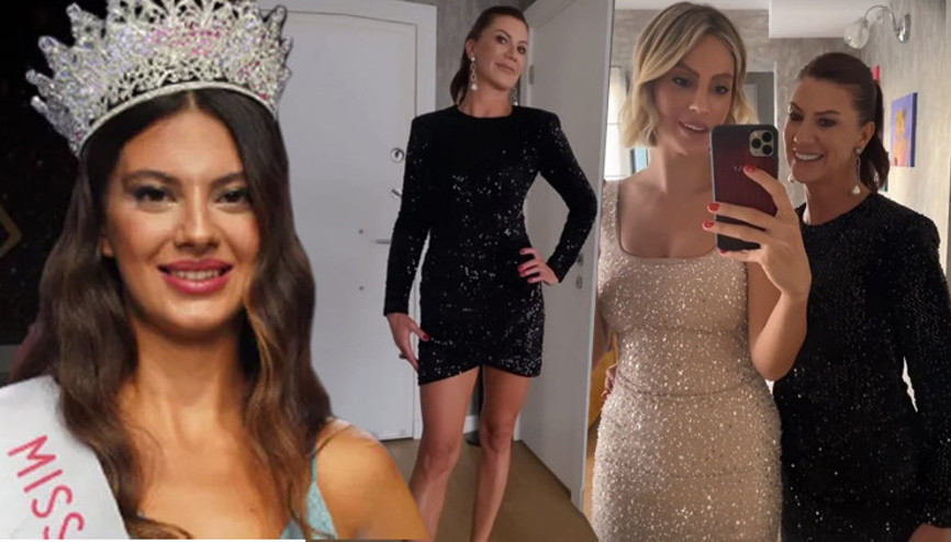 Miss Turkey 2021 birincisi Dilara Korkmaz güzelliğini annesinden almış