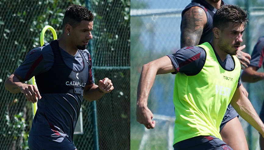 Trabzonspora Galatasaray maçı öncesi 2 müjde Dorukhan ve Bruno Peres takımla çalıştı...