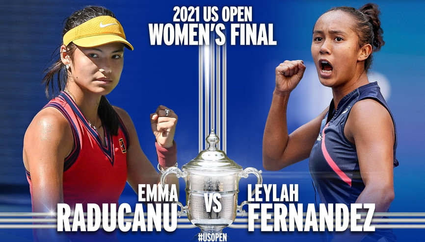 Amerika Açıkta tarihi final Emma Raducanu ve Leylah Fernandez...