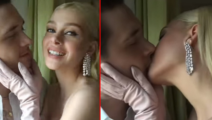 Gidip evinizde öpüşün: Brooklyn Beckham ile nişanlısı Nicola Anne Peltzin videosu hayranlarını ikiye böldü