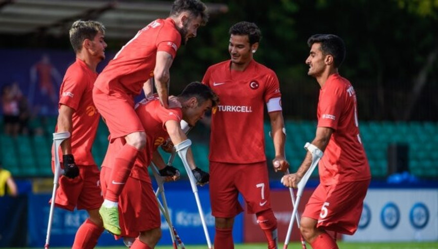 Ampute Milli Futbol Takımı, Avrupa Şampiyonasında çeyrek finale yükseldi