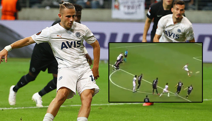 Son Dakika: Fenerbahçe Frankfurtta galibiyet santimlerle kaçırdı O an...