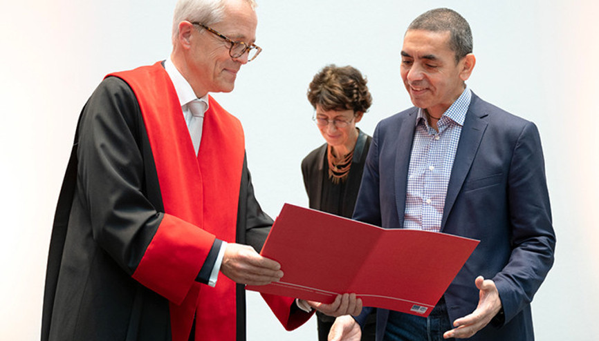 Şahin ve Türeci’ye fahri doktora