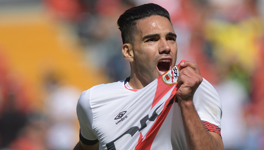 Son Dakika Haberi... Radamel Falcao, La Ligaya golle döndü Vallecano-Getafe maçında...