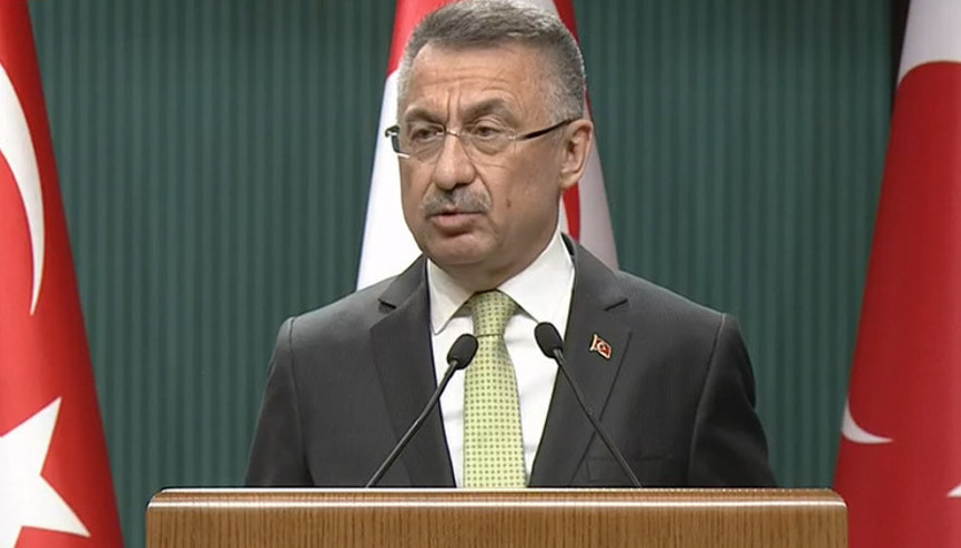 Cumhurbaşkanı Yardımcısı Fuat Oktaydan CHPli Çeviközün Mavi Vatan yorumuna tepki