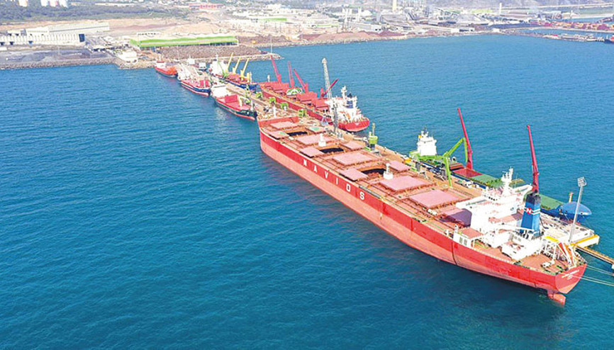 İskenderun Limanı’nda 1 milyon tonluk rekor