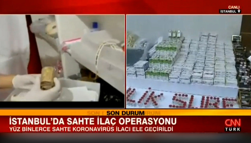 İstanbulda sahte ilaç operasyonu