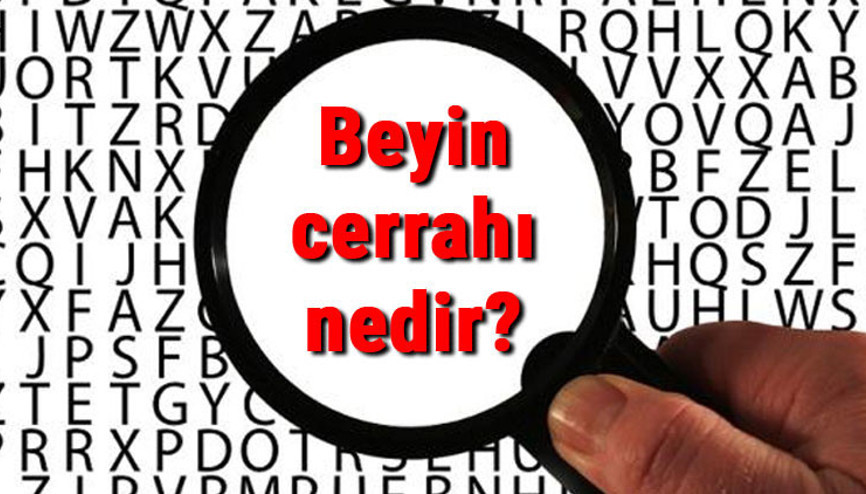 Beyin cerrahı nedir, ne iş yapar ve nasıl olunur Beyin cerrahı olma şartları, maaşları ve iş imkanları Beyin cerrahı nedir, ne iş yapar ve nasıl olunur Beyin cerrahı olma şartları, maaşları ve iş imkanları