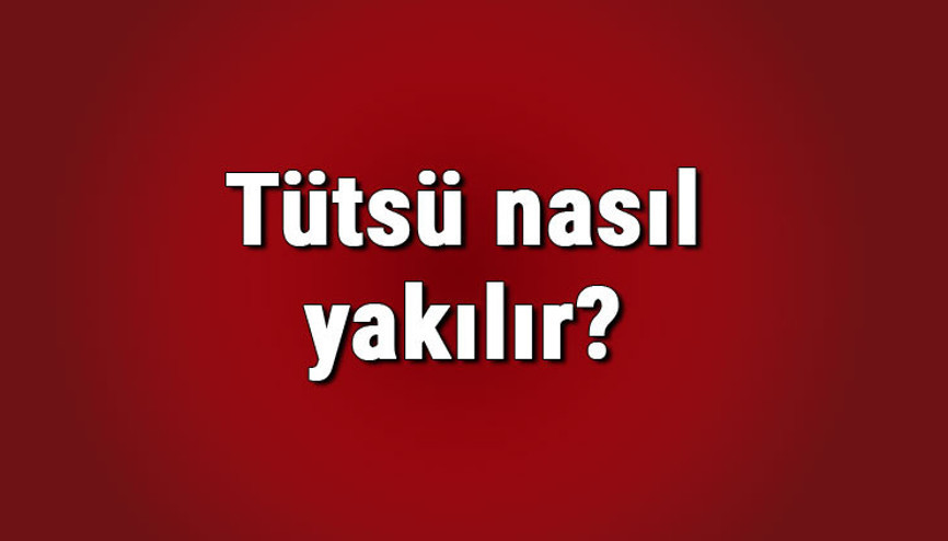 Tütsü nasıl yakılır Evde tütsü neden yakılır Tütsünün faydaları..