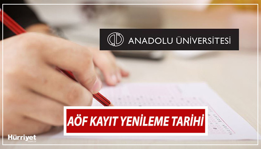 AÖF kayıt yenileme ne zaman, nasıl yapılır Güz dönemi 2021-2022 Açıköğretim kayıt yenileme tarihleri