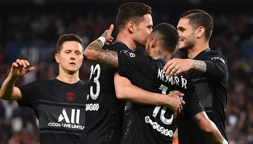 Lider PSG, Montpellieri yenerek 8de 8 yaptı